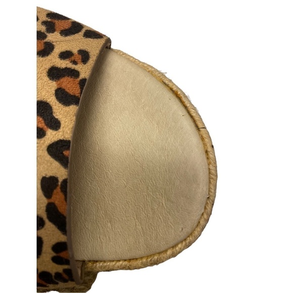 Cool My Shoes Espadrilles Cheetah Band Slides Platform Sandals Size: 9 - Picture 8 of 12